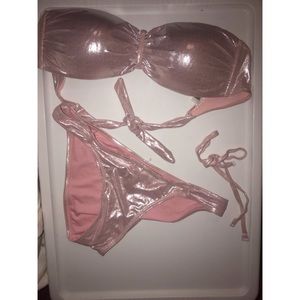Metallic Pink Bikini